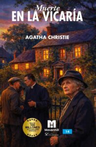 Muerte en la vicaría by Agatha Christie, book cover