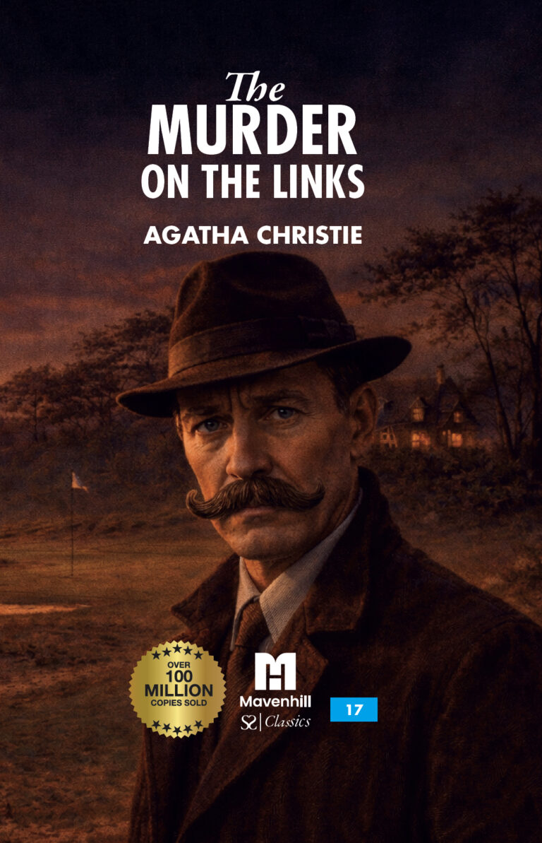 The Murder on the Links by Agatha Christie, book cover