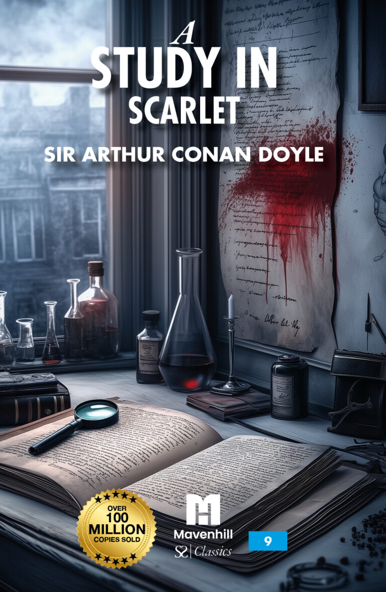 A Study in Scarlet by Arthur Conan Doyle, book cover