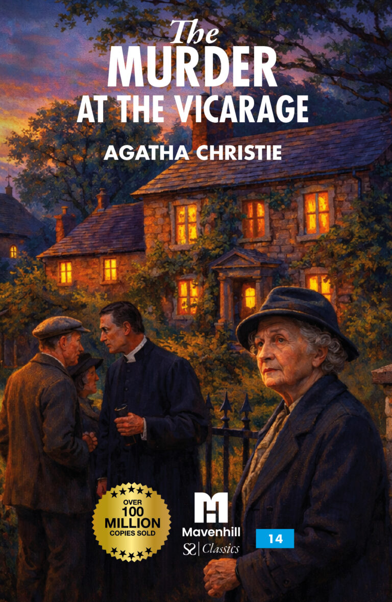 The Murder at the Vicarage by Agatha Christie, book cover