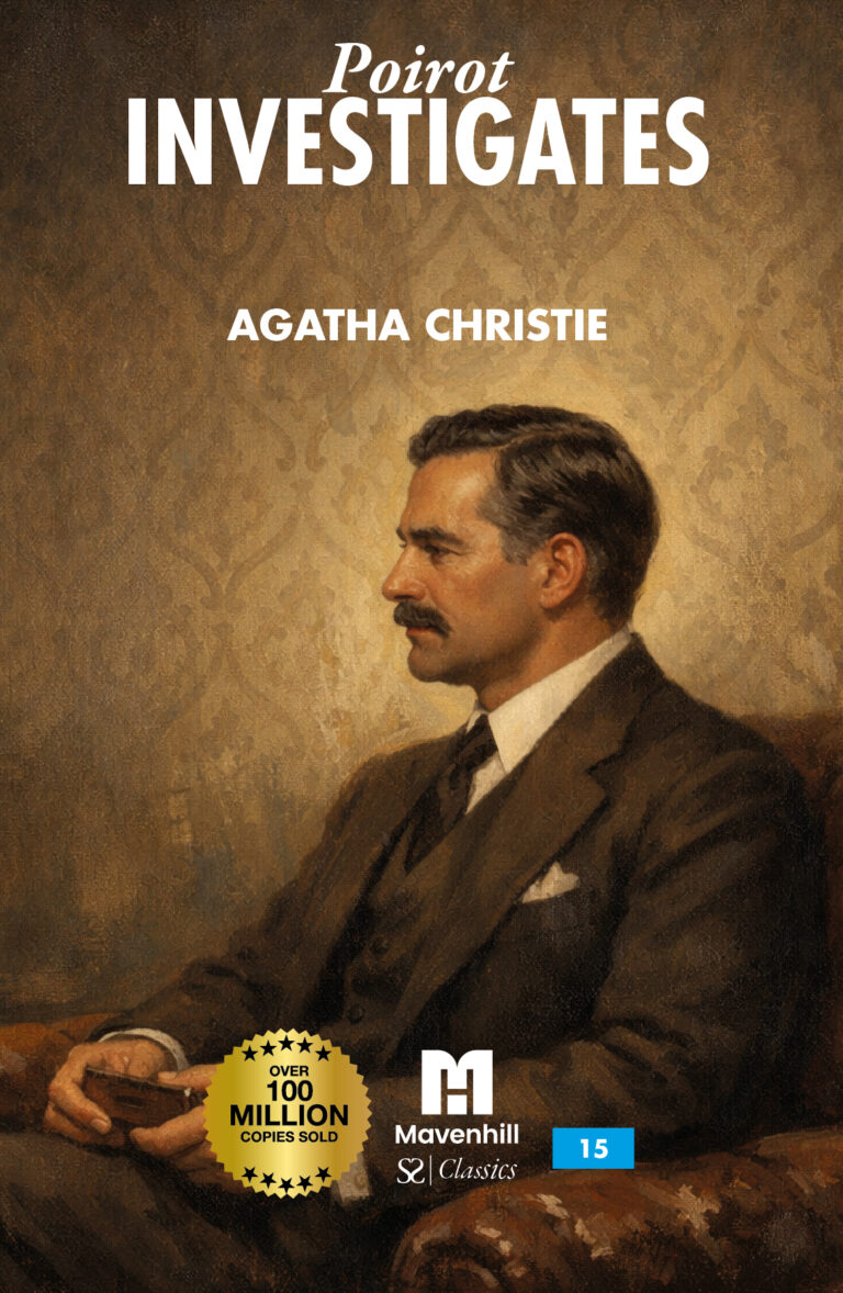 Poirot Investigates by Agatha Christie, book cover