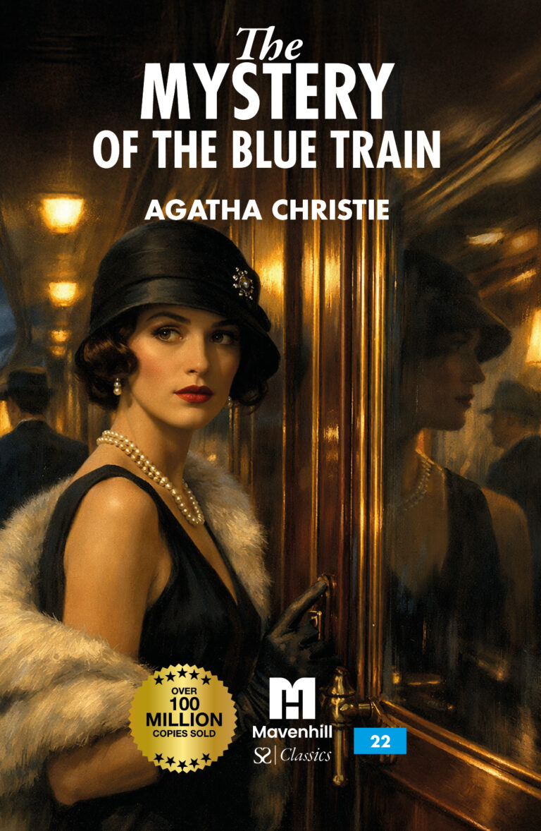 The Mystery of the Blue Train by Agatha Christie, book cover